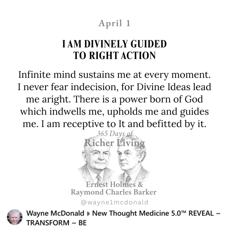 365 Days of Richer Living-I AM DIVINELY GUIDED TO RIGHT ACTION