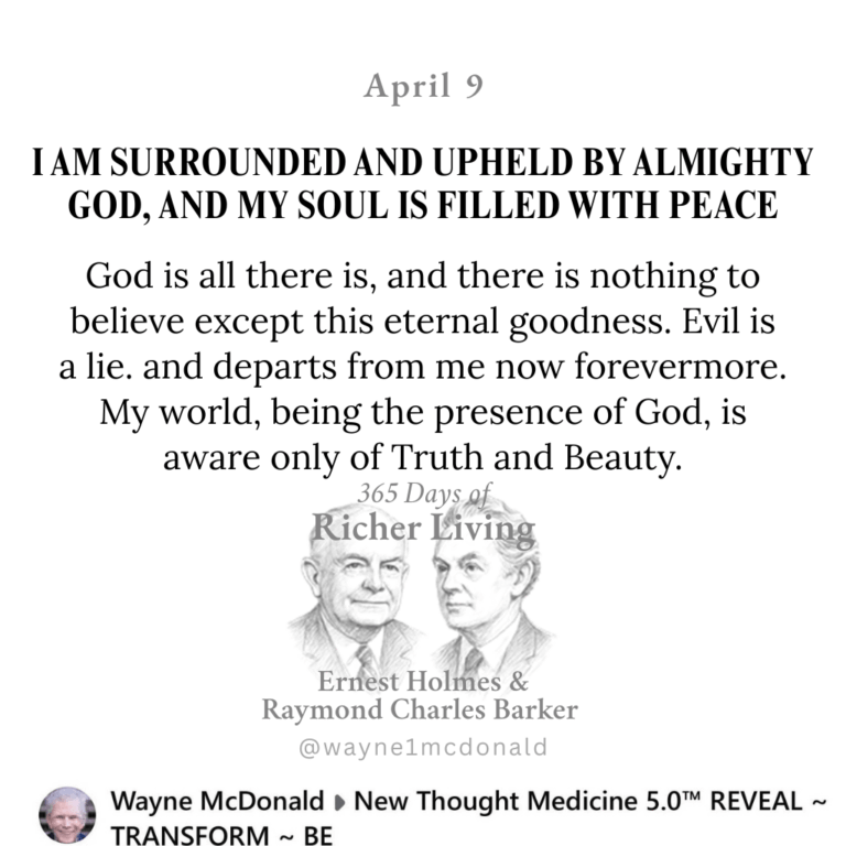365 Days of Richer Living-I AM SURROUNDED AND UPHELD BY ALMIGHTY GOD