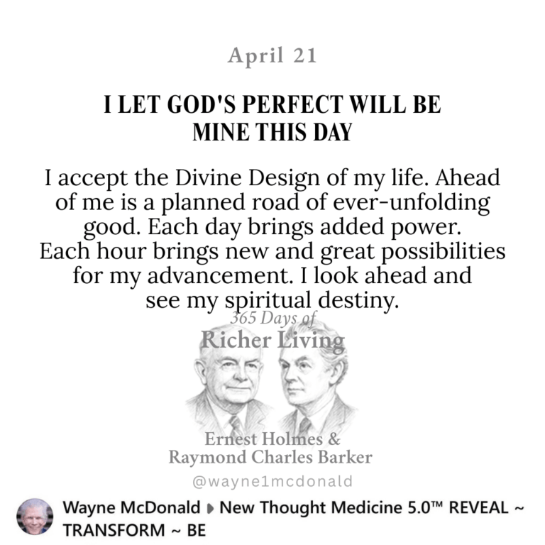 365 Days of Richer Living-I LET GOD’S PERFECT WILL BE MINE THIS DAY