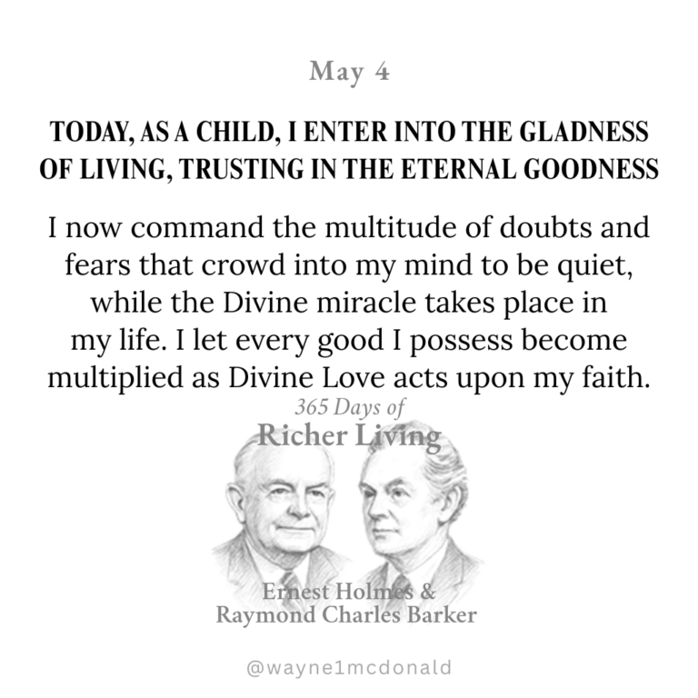 365 Days of Richer Living-I ENTER INTO THE GLADNESS OF LIVING