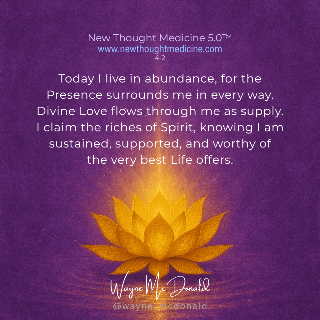 I LIVE IN ABUNDANCE