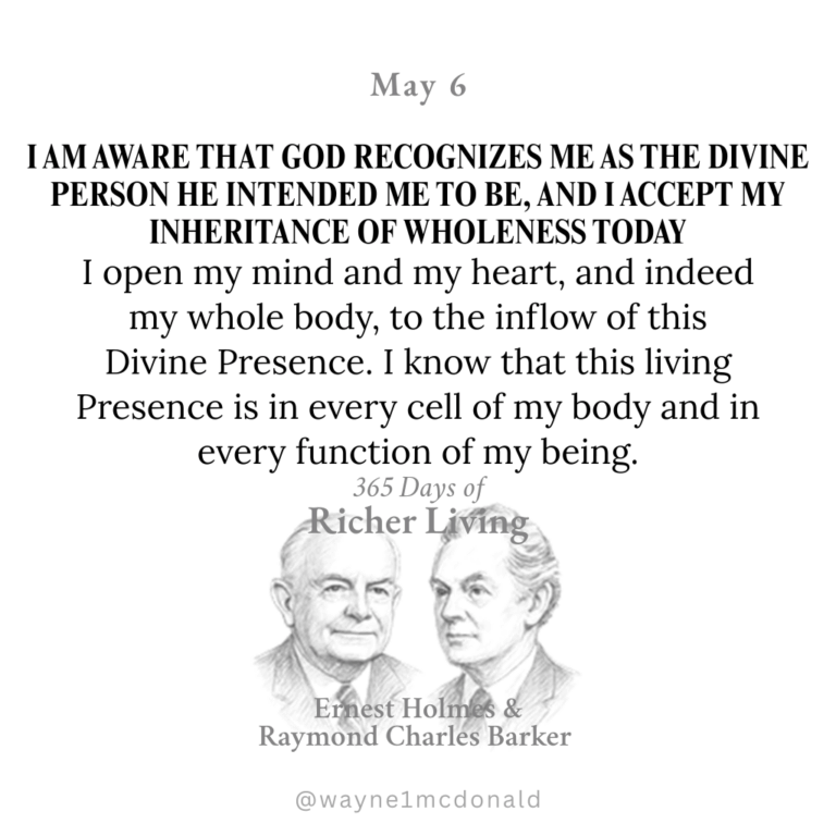 365 Days of Richer Living-I AM ONE WITH THE INFINITE AND PERFECT SPIRIT