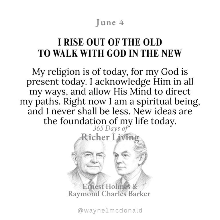 365 Days of Richer Living-I RISE OUT OF THE OLD TO WALK WITH GOD IN THE NEW