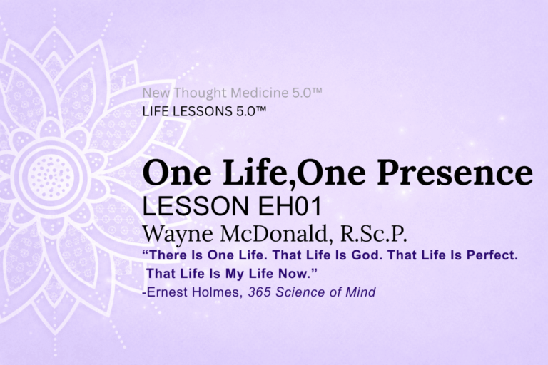 LIFE LESSON EH01 One Life, One Presence