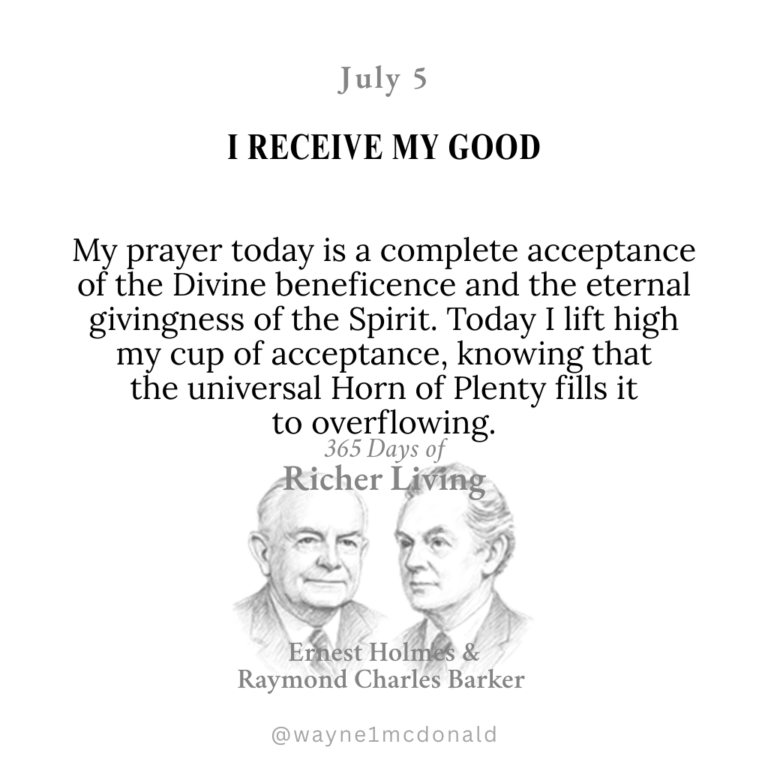 I RECEIVE MY GOOD