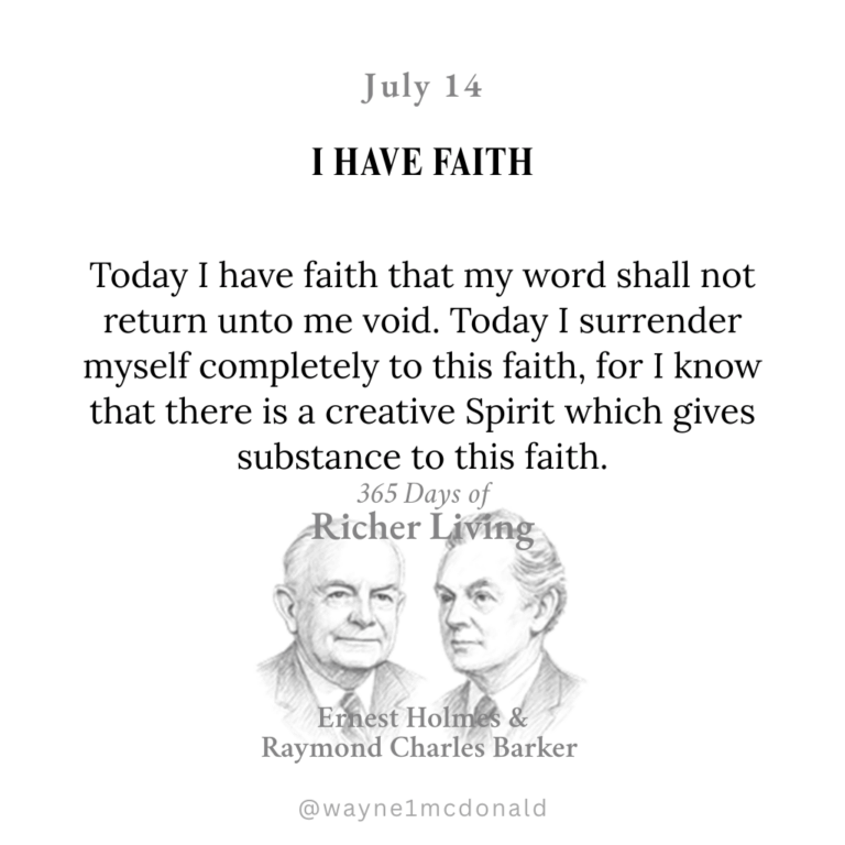 I HAVE FAITH