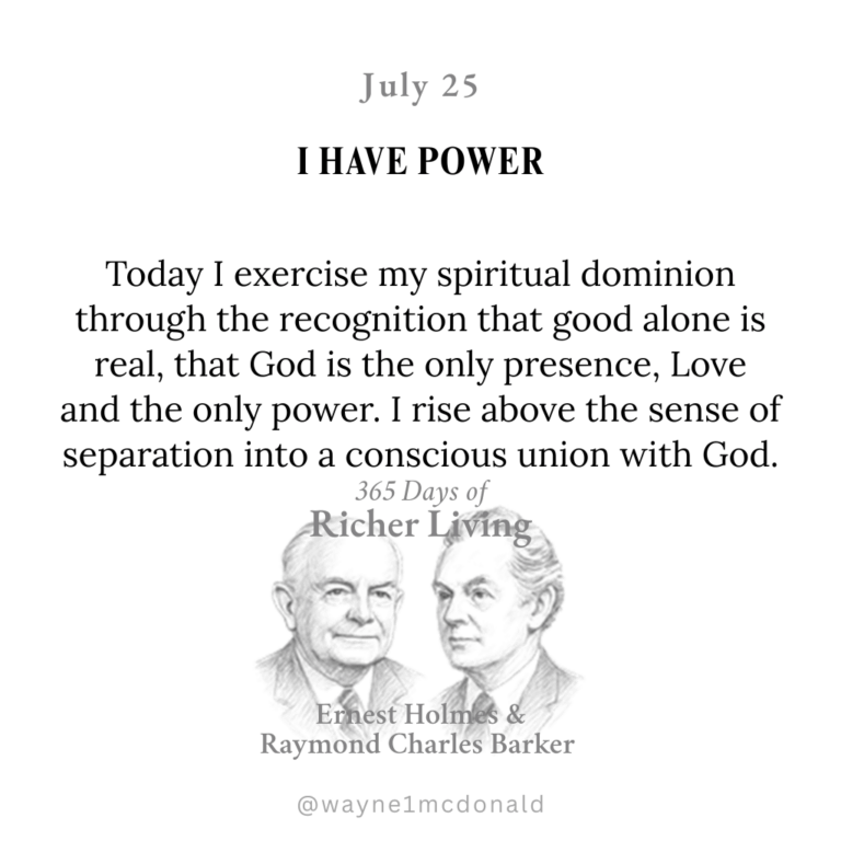 I HAVE POWER: 365 Richer Living Ernest Holmes