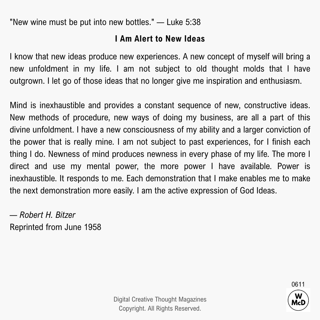 Active expression of God Ideas