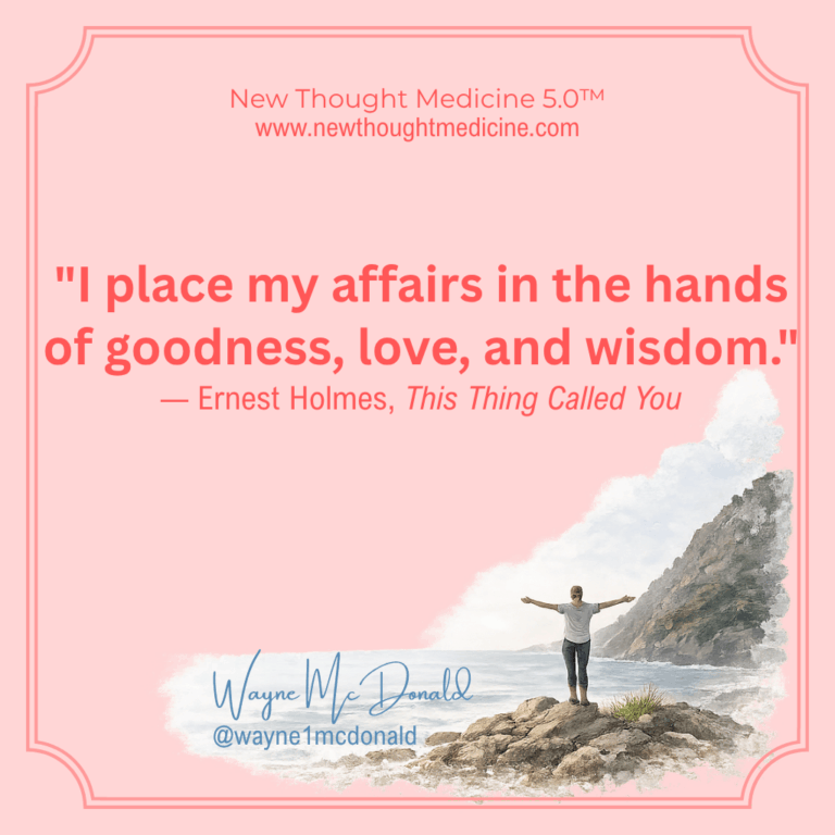 This Thing Called You-I place my affairs in the hands of goodness