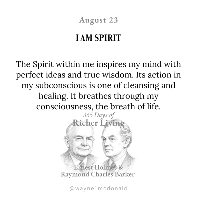 I AM SPIRIT: 365 Richer Living Ernest Holmes