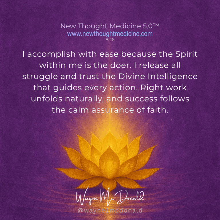 I RELEASE ALL STRUGGLE: New Thought Medicine