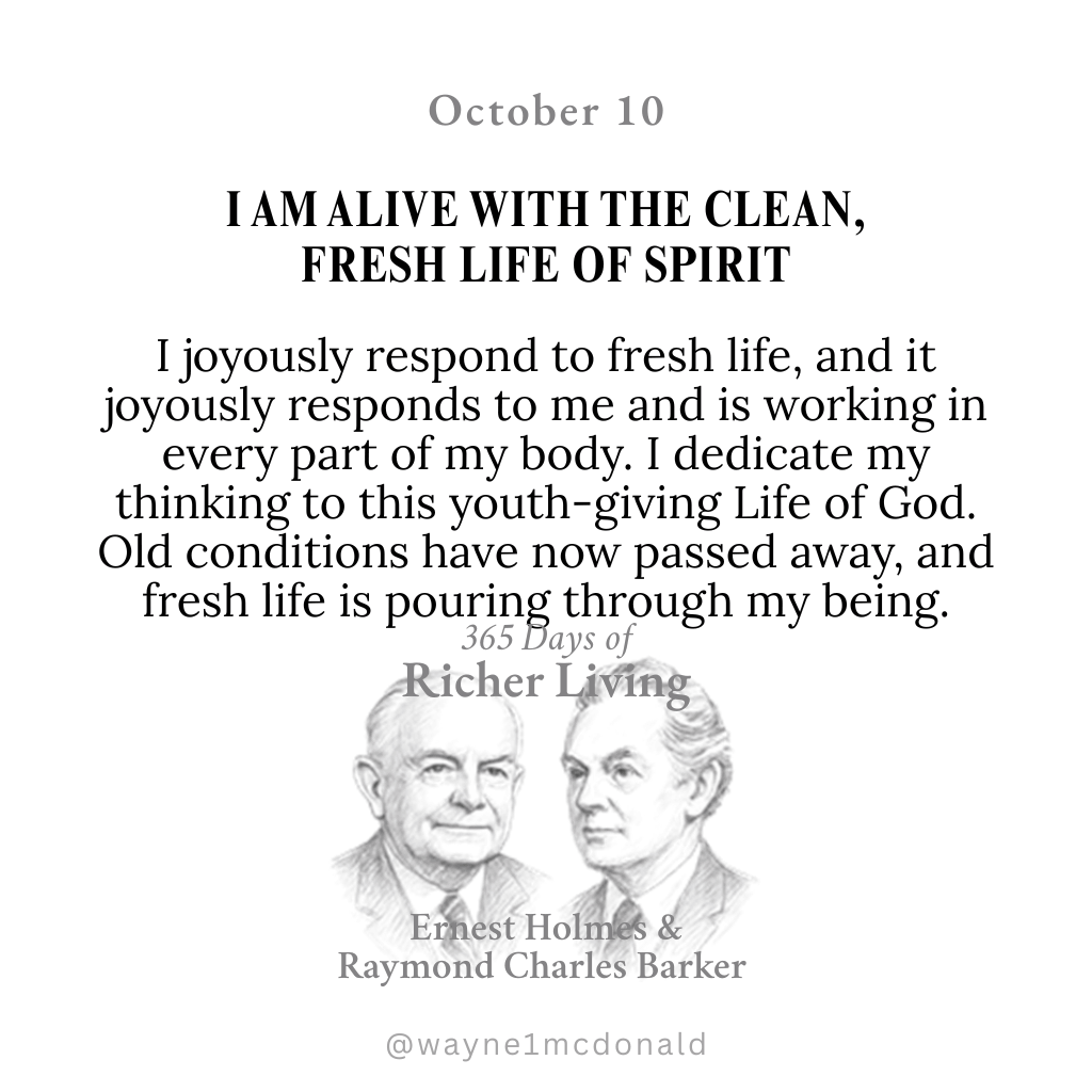 I AM ALIVE WITH LIFE OF SPIRIT