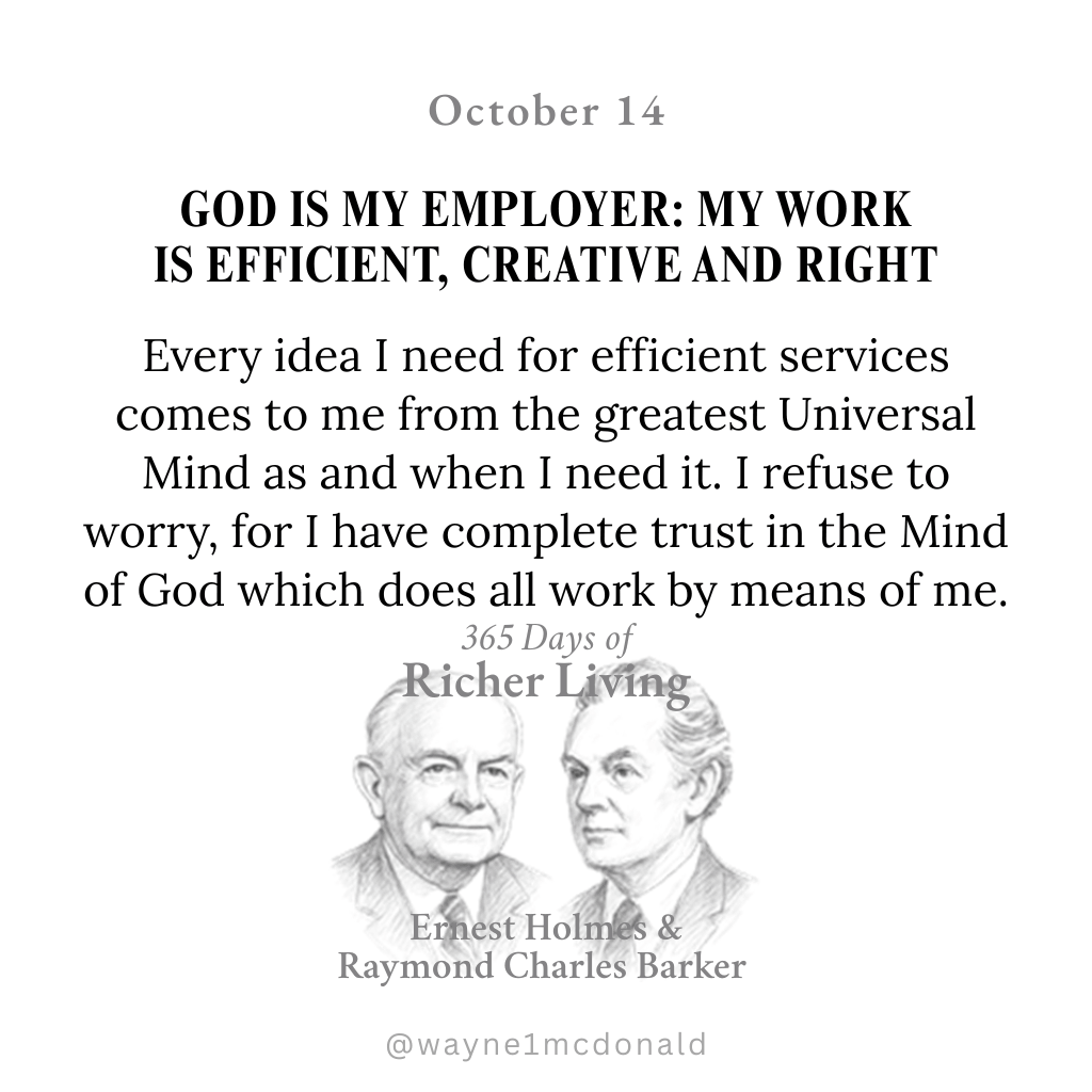 GOD IS MY RIGHT EMPLOYER