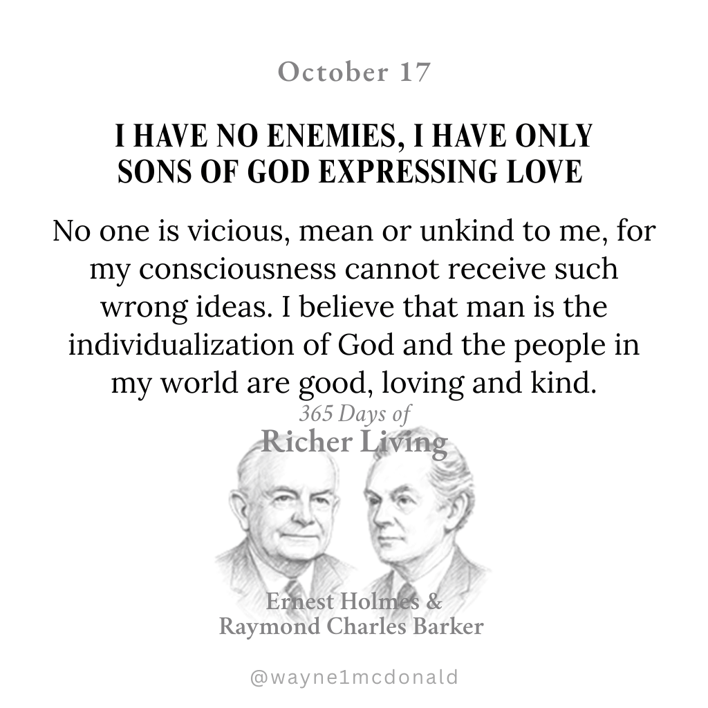 I HAVE NO ENEMIES