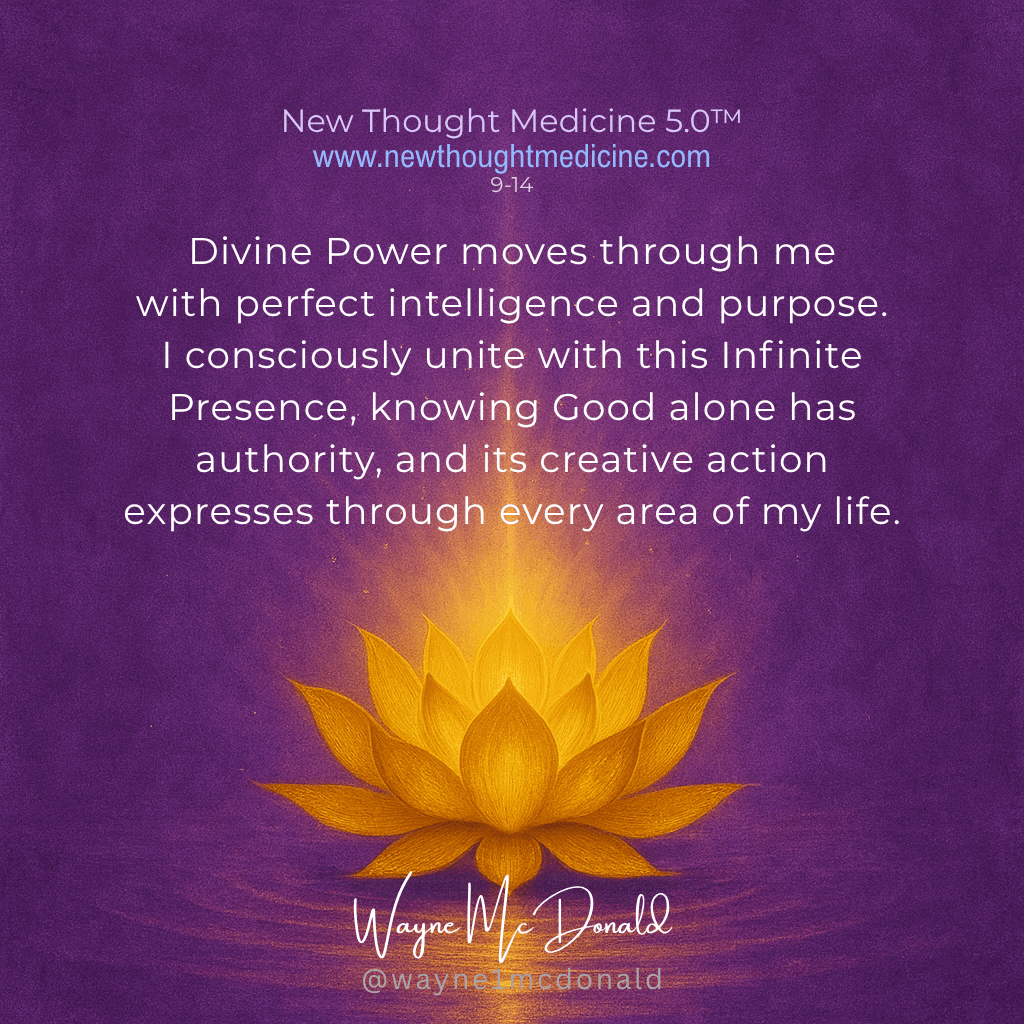 DIVINE POWER MOVES THROUGH ME