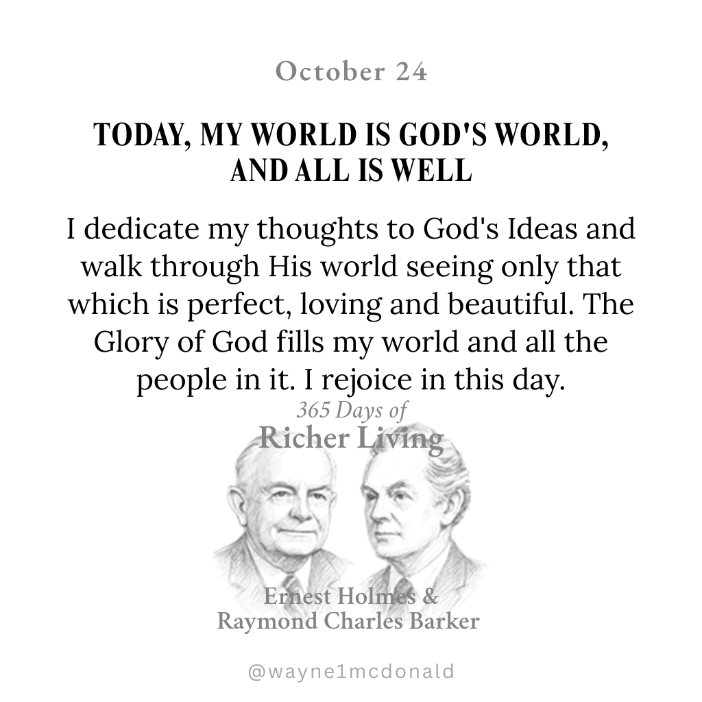 MY WORLD IS GOD'S WORLD