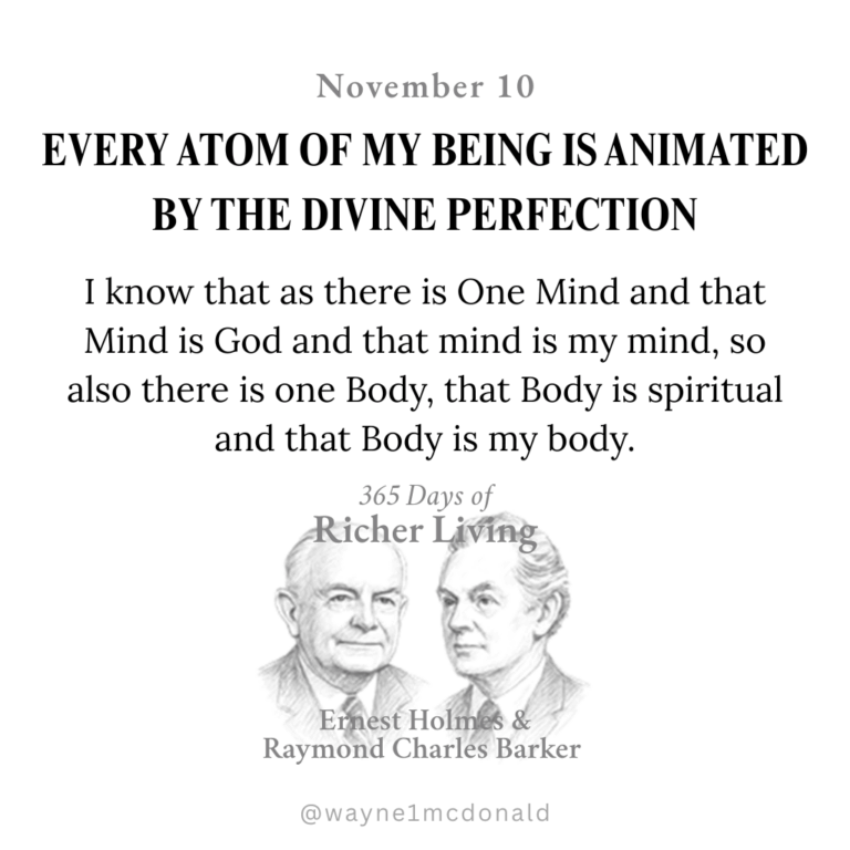 ANIMATED BY THE DIVINE: Ernest Holmes 365 Richer Living